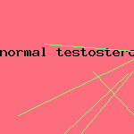 normal testosterone level